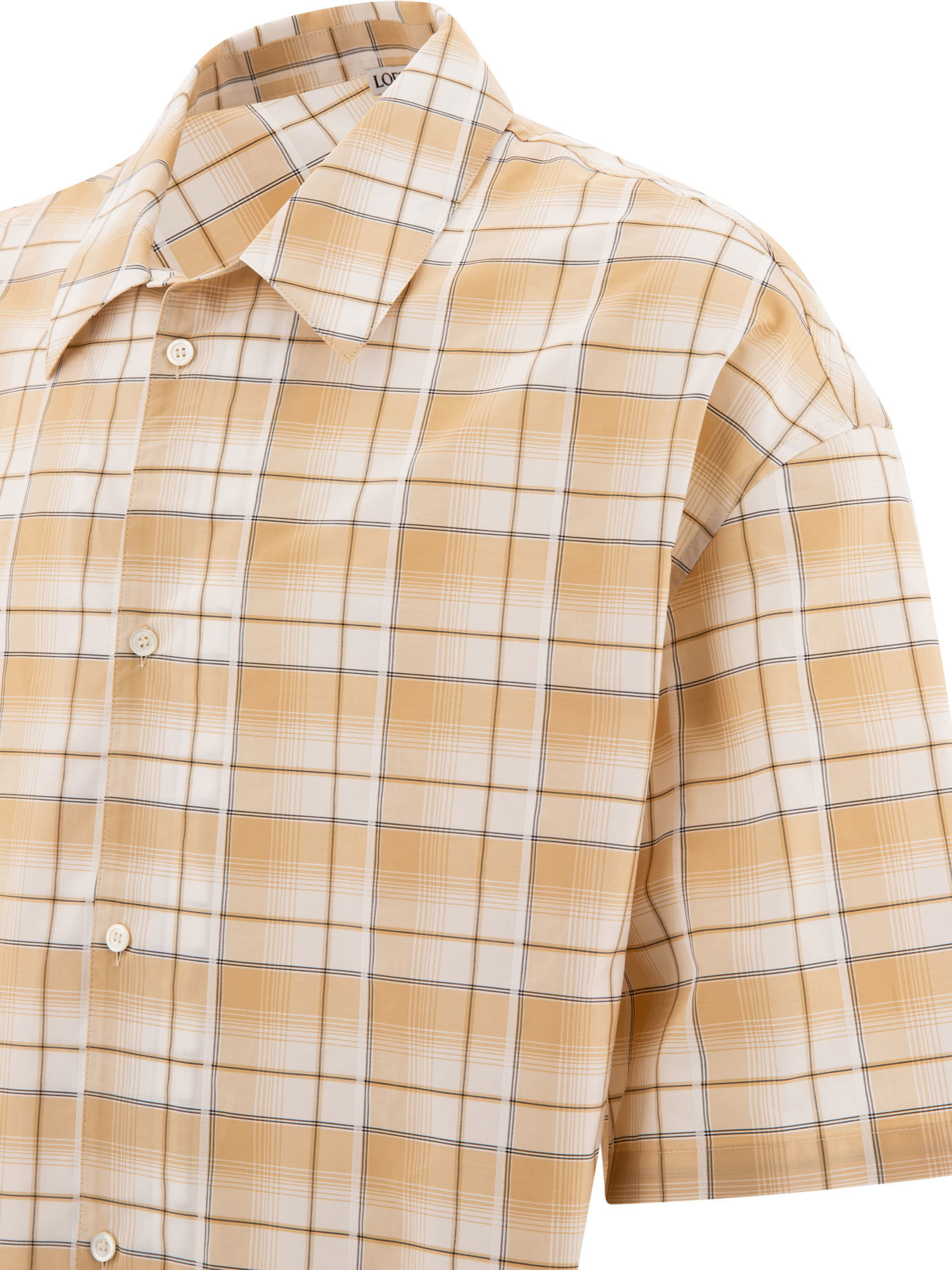 LOEWE Beige Check shirt